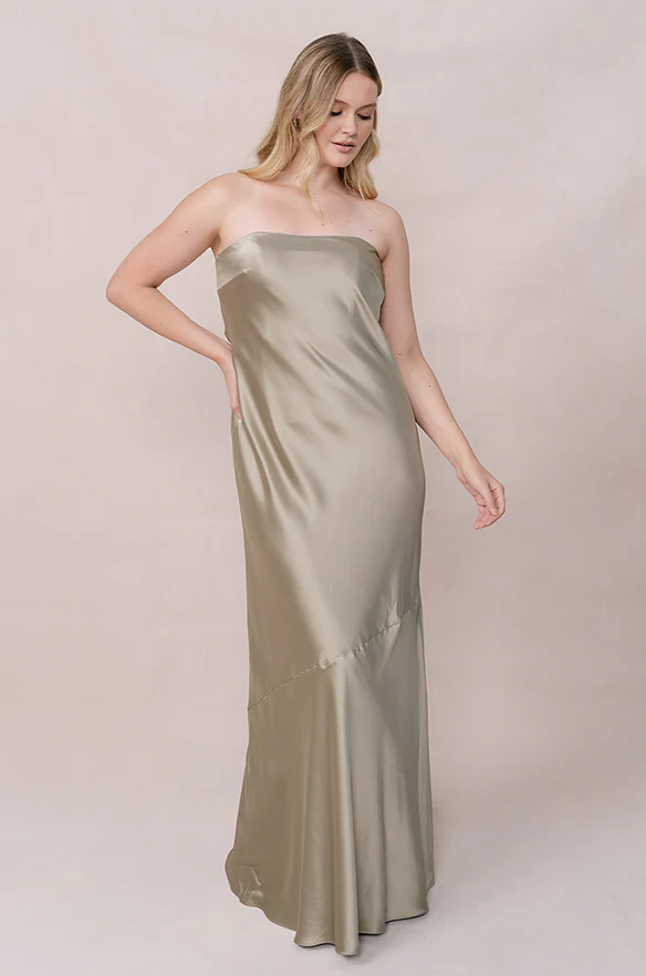Leo Satin Dress | Made To Order - Image 141