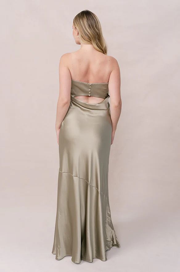Leo Satin Dress | Made To Order - Image 142