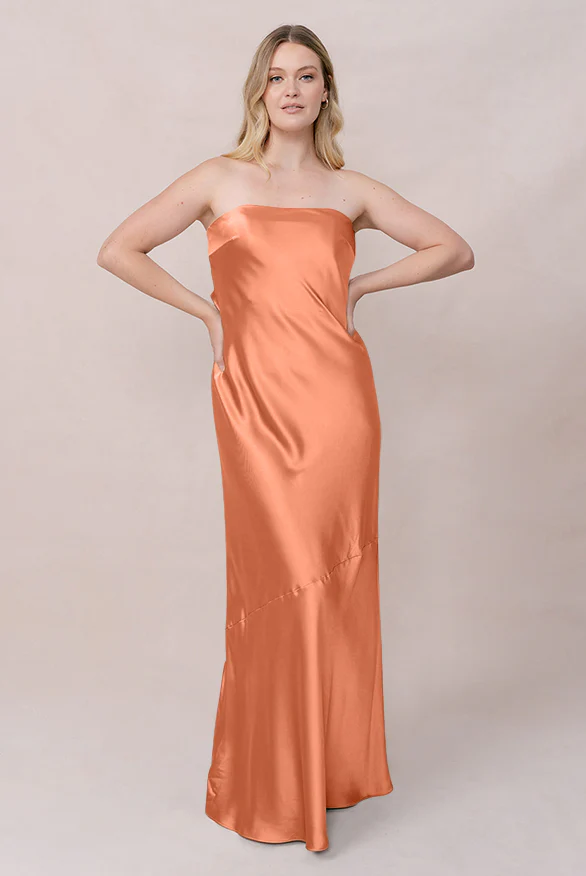Leo Satin Dress | Made To Order - Image 147