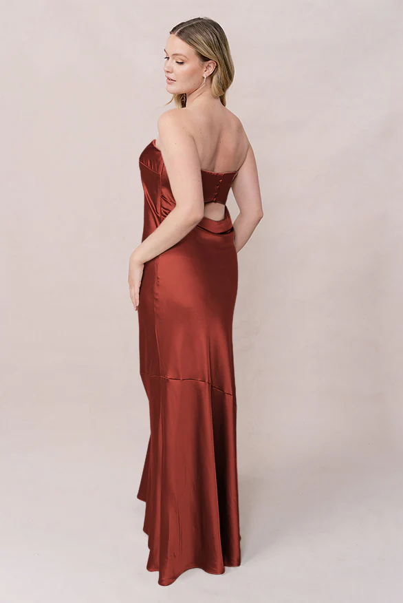 Leo Satin Dress | Made To Order - Image 152
