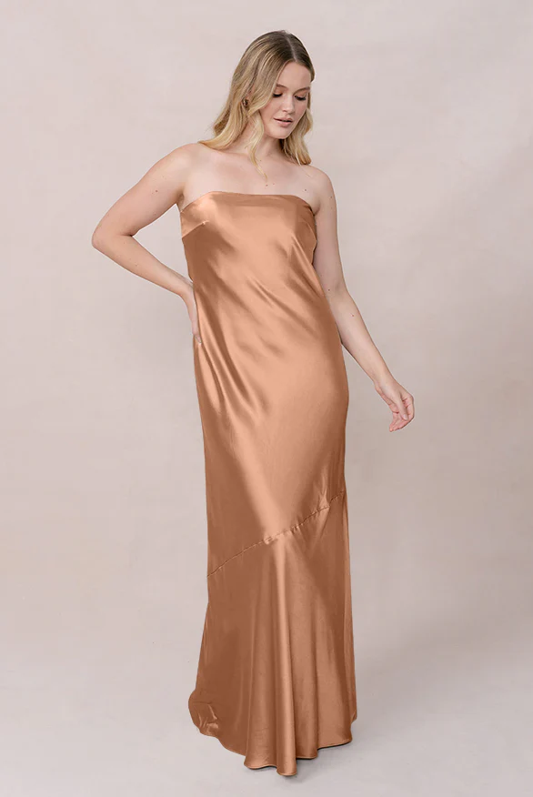 Leo Satin Dress | Made To Order - Image 153