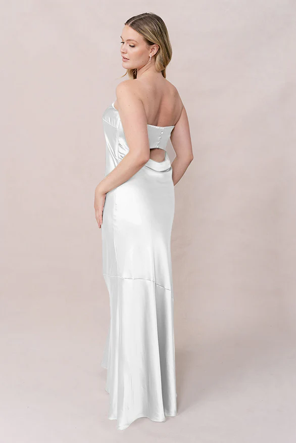 Leo Satin Dress | Made To Order - Image 156