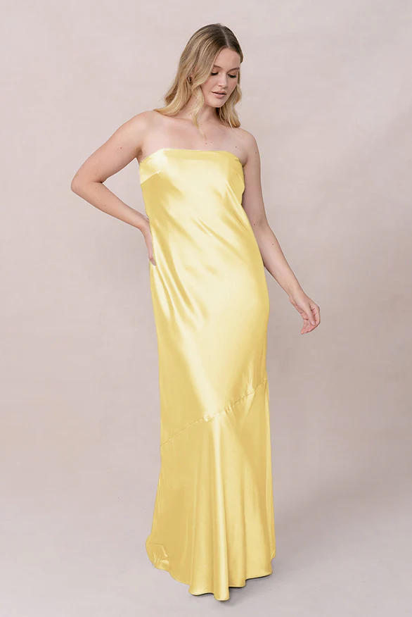 Leo Satin Dress | Made To Order - Image 157