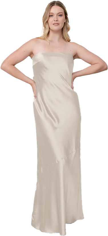 Leo Satin Dress | Made To Order - Image 162