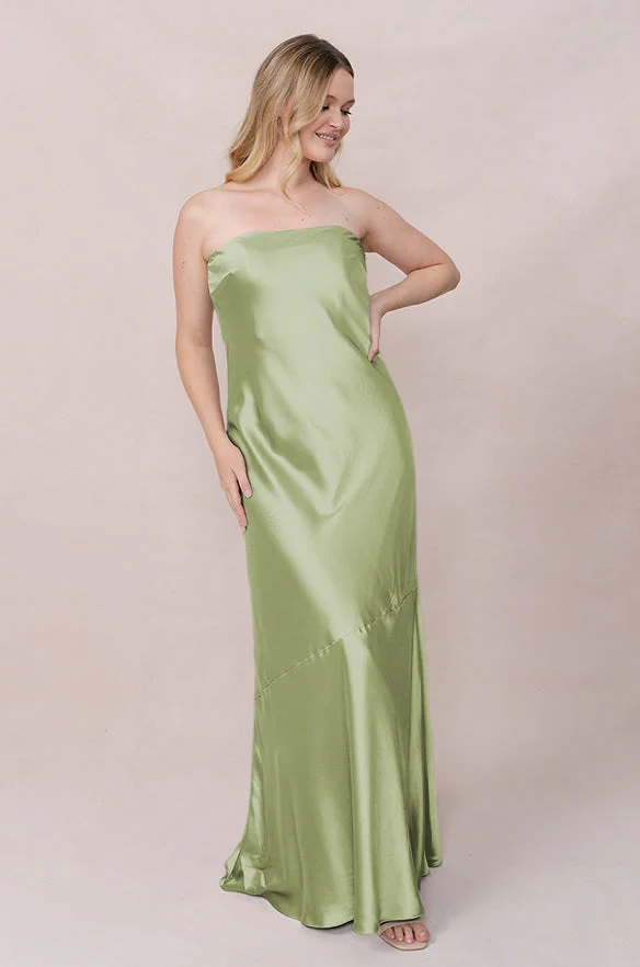Leo Satin Dress | Made To Order - Image 166