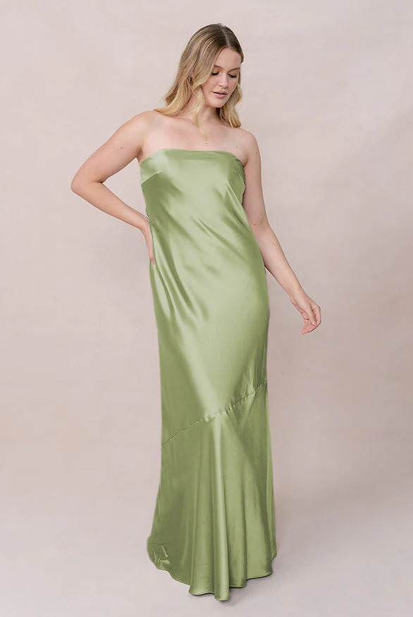 Leo Satin Dress | Made To Order - Image 167