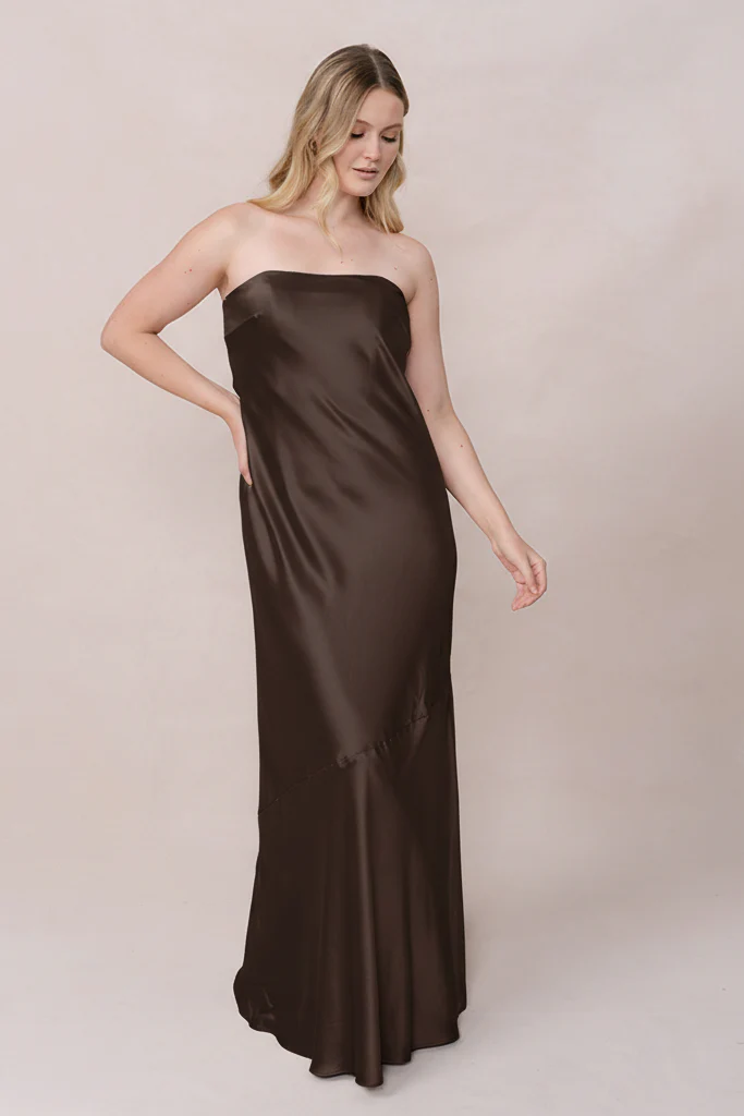 Leo Satin Dress | Made To Order - Image 175
