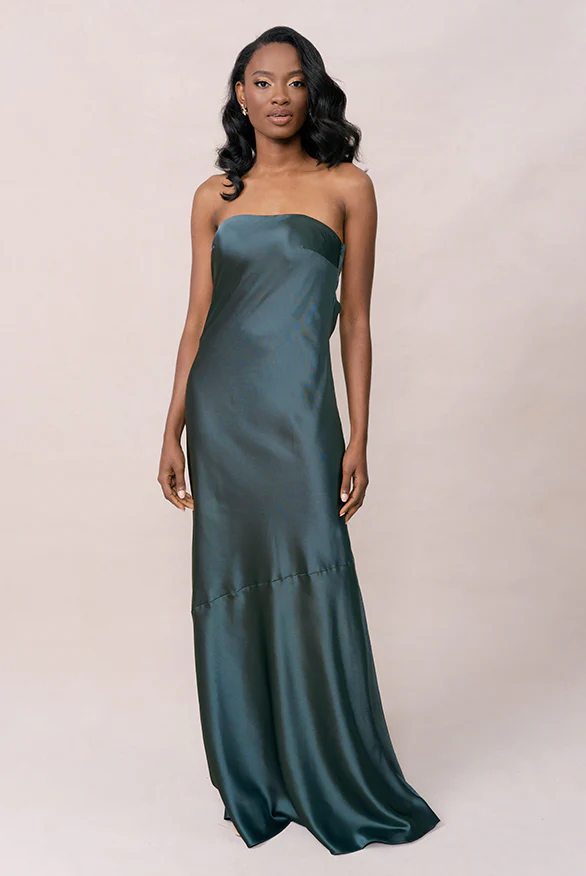 Leo Satin Dress | Made To Order - Image 3