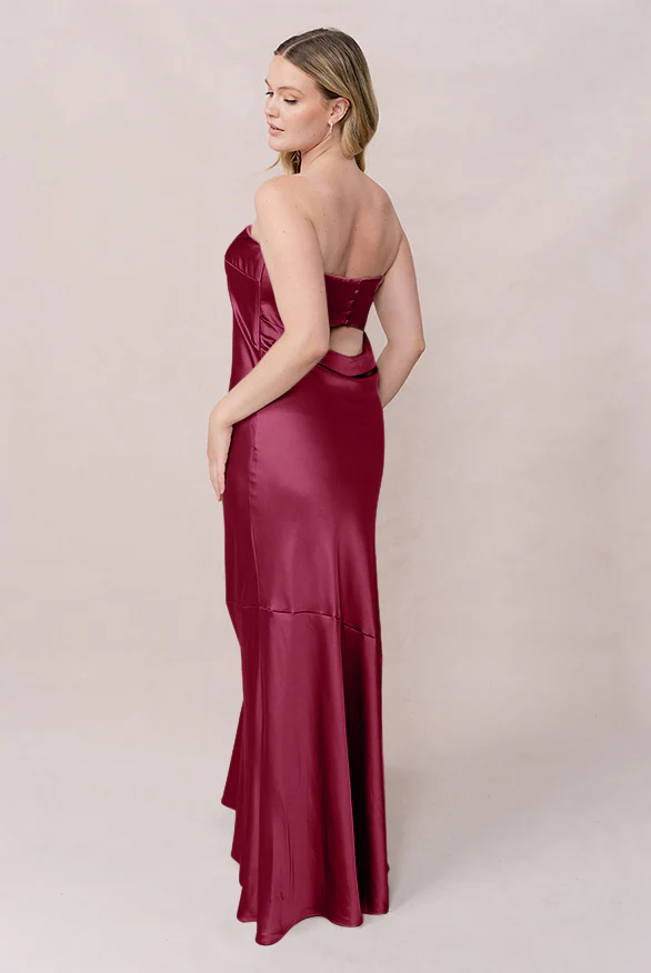 Leo Satin Dress | Made To Order - Image 60