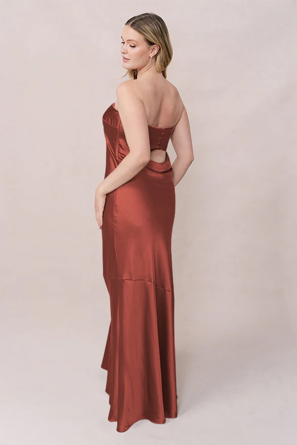 Leo Satin Dress | Made To Order - Image 70