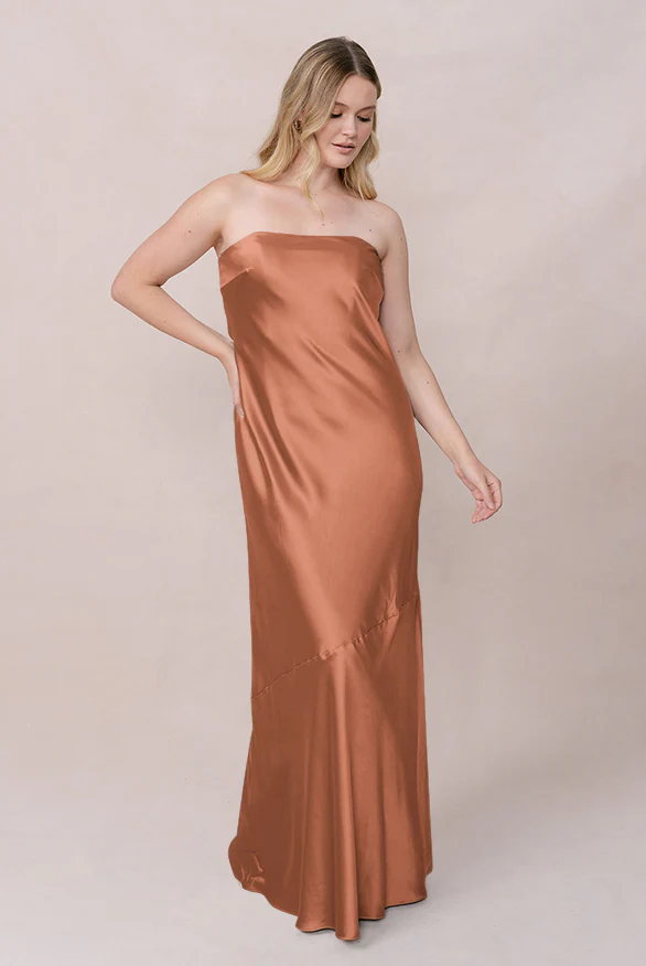 Leo Satin Dress | Made To Order - Image 73