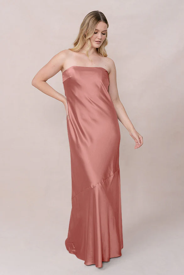 Leo Satin Dress | Made To Order - Image 77