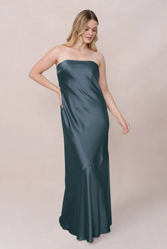 Leo Satin Dress | Made To Order - Image 85