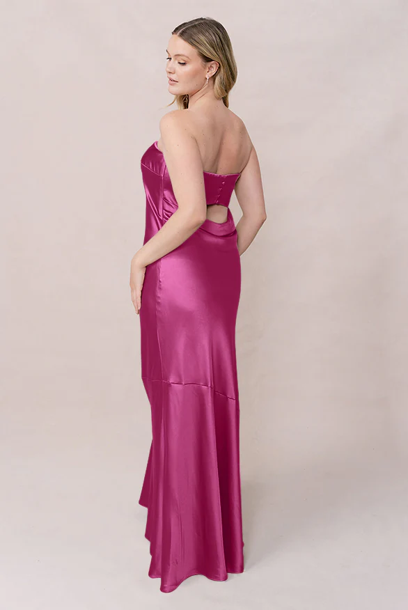 Leo Satin Dress | Made To Order - Image 90