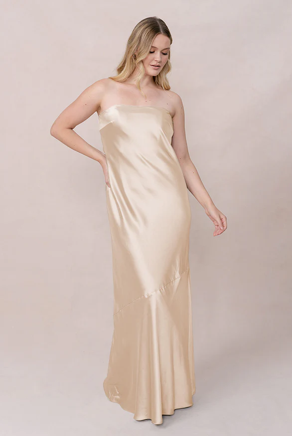 Leo Satin Dress | Made To Order - Image 93