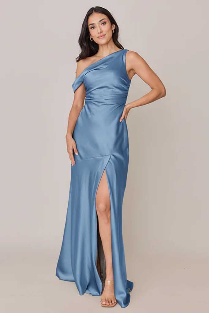 Livvy Satin Dress | Made To Order - Image 166