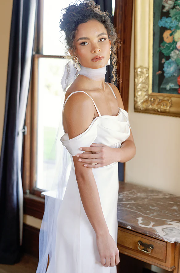 London Convertible Satin Bridal Gown | Made To Order - Image 3