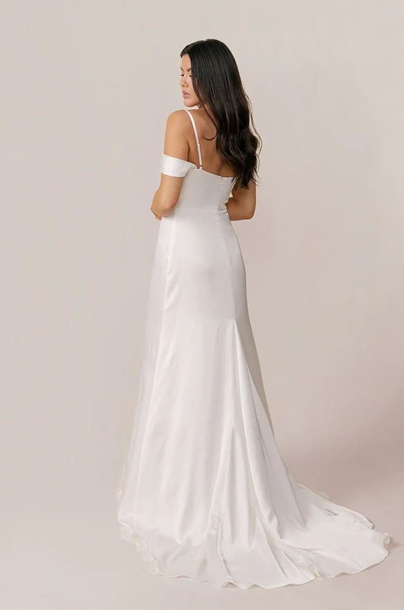 London Convertible Satin Bridal Gown | Made To Order - Image 7