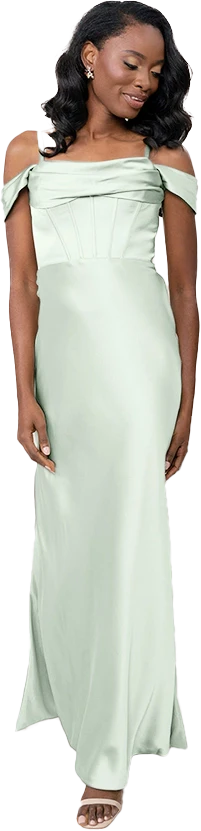 London Convertible Satin Dress | Made To Order - Image 115