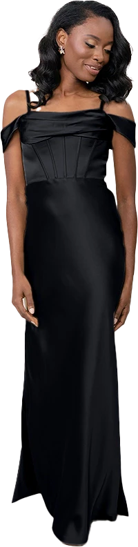 London Convertible Satin Dress | Made To Order - Image 13