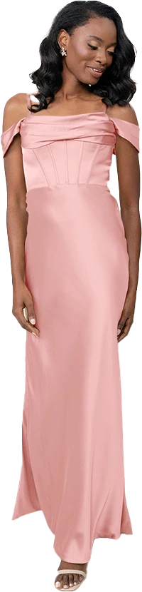London Convertible Satin Dress | Made To Order - Image 15