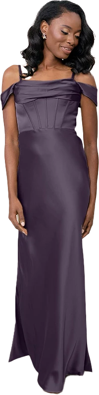 London Convertible Satin Dress | Made To Order - Image 23