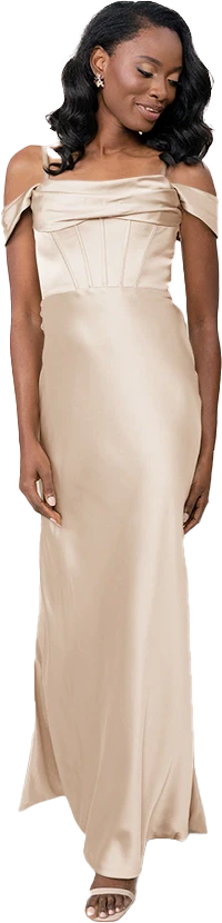 London Convertible Satin Dress | Made To Order - Image 29