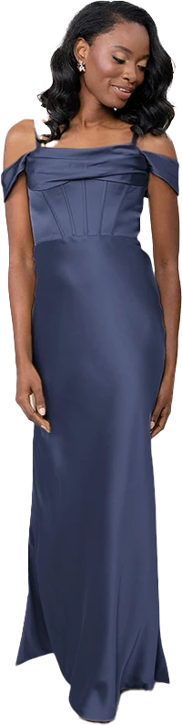London Convertible Satin Dress | Made To Order - Image 32
