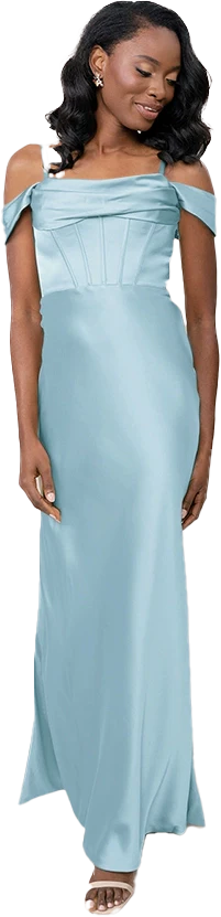London Convertible Satin Dress | Made To Order - Image 33