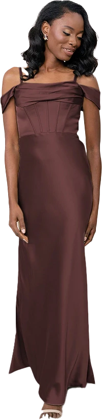 London Convertible Satin Dress | Made To Order - Image 36