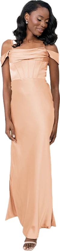 London Convertible Satin Dress | Made To Order - Image 41