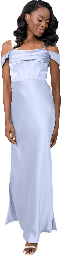 London Convertible Satin Dress | Made To Order - Image 42