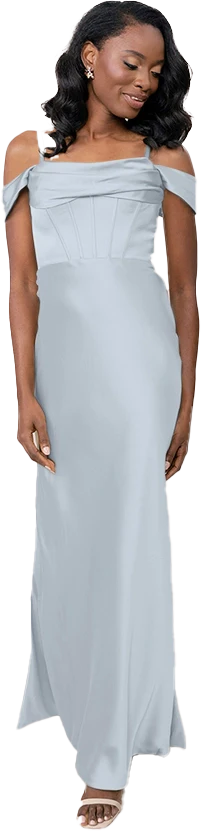 London Convertible Satin Dress | Made To Order - Image 50