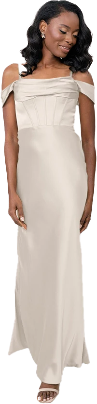 London Convertible Satin Dress | Made To Order - Image 51