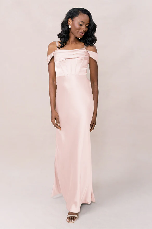 London Convertible Satin Dress | Made To Order - Image 59