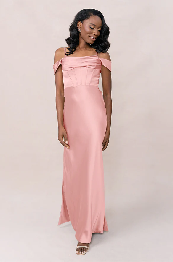 London Convertible Satin Dress | Made To Order - Image 60