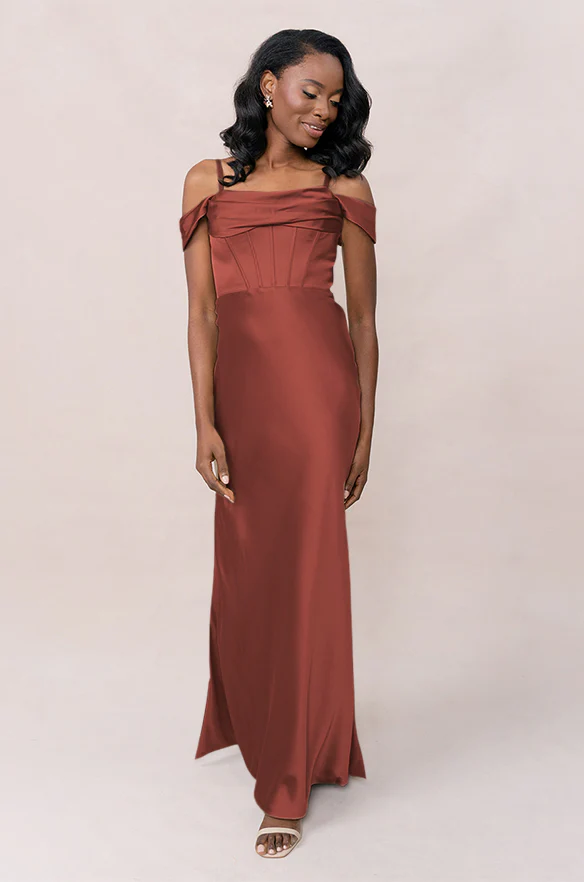London Convertible Satin Dress | Made To Order - Image 62