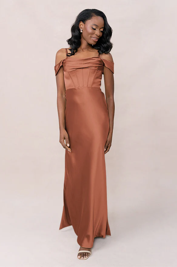 London Convertible Satin Dress | Made To Order - Image 64