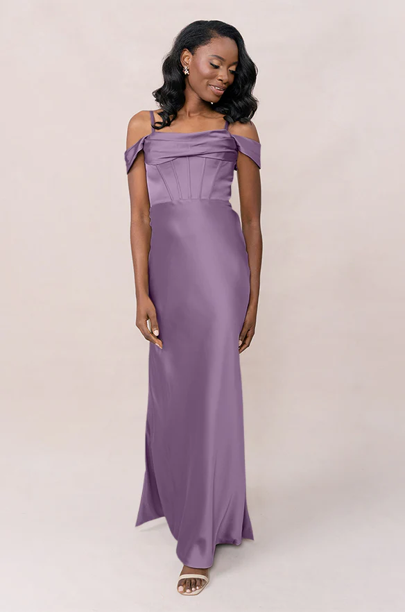 London Convertible Satin Dress | Made To Order - Image 67
