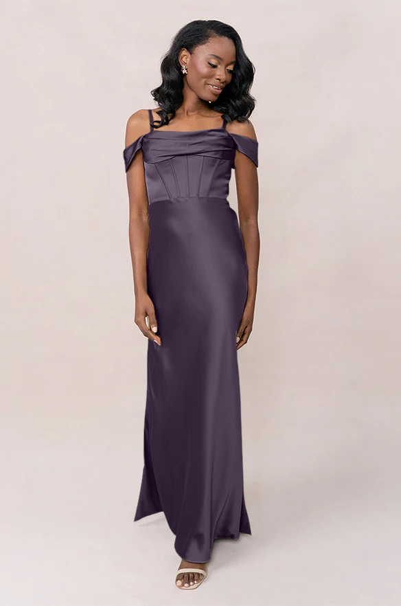 London Convertible Satin Dress | Made To Order - Image 68