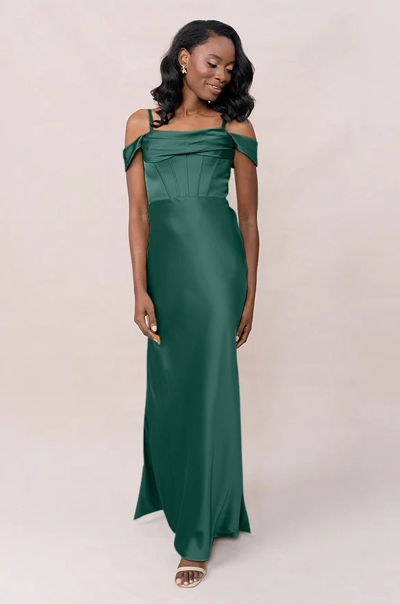 London Convertible Satin Dress | Made To Order - Image 69