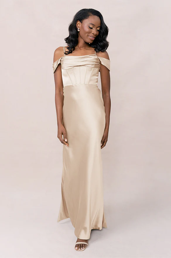 London Convertible Satin Dress | Made To Order - Image 74