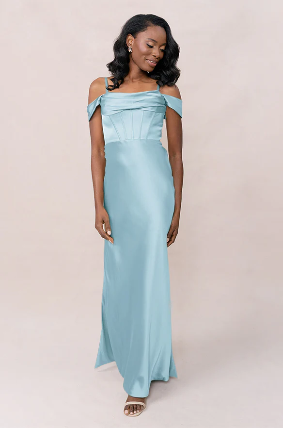 London Convertible Satin Dress | Made To Order - Image 78