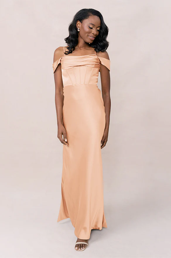 London Convertible Satin Dress | Made To Order - Image 86