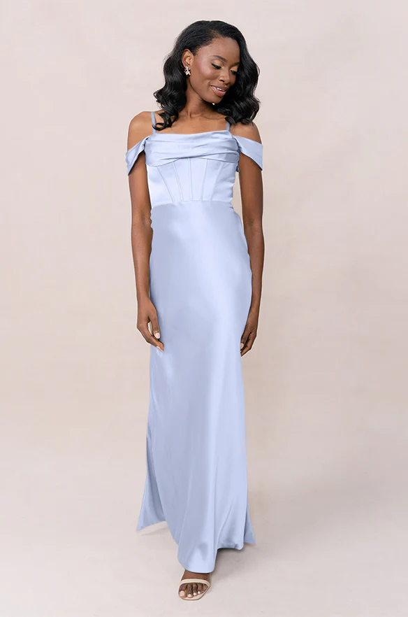 London Convertible Satin Dress | Made To Order - Image 87