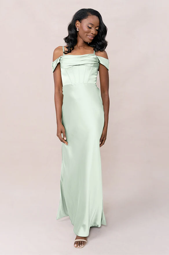 London Convertible Satin Dress | Made To Order - Image 9