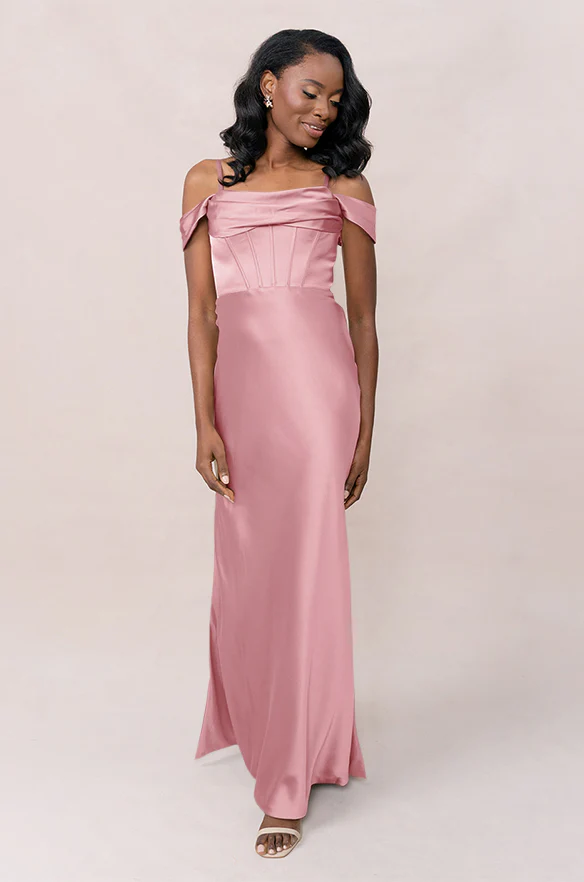 London Convertible Satin Dress | Made To Order - Image 91