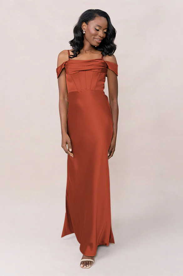 London Convertible Satin Dress | Made To Order - Image 92