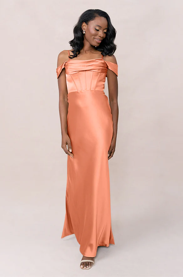 London Convertible Satin Dress | Made To Order - Image 97