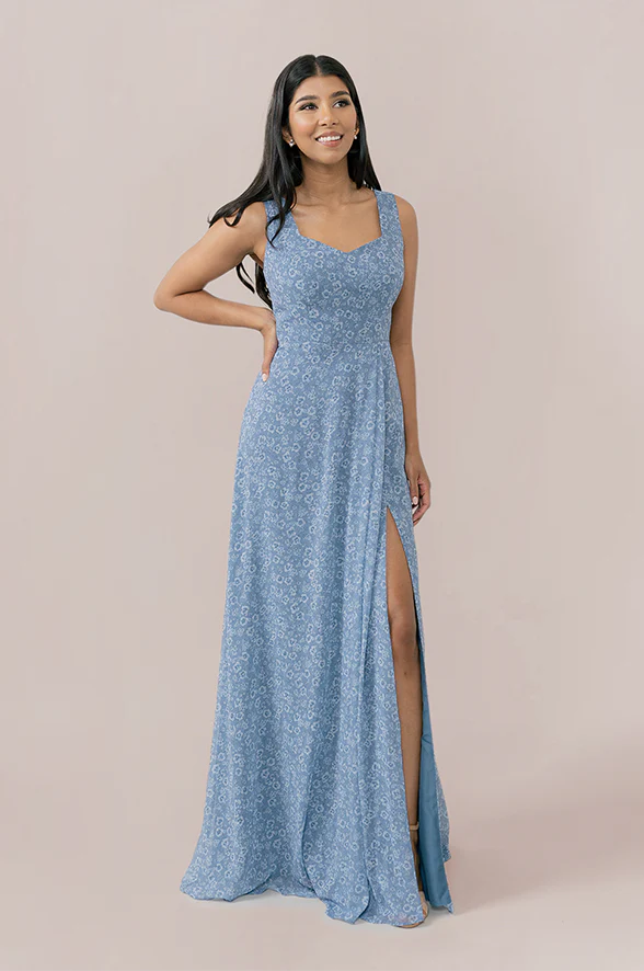 Madeline Convertible Chiffon Floral Print Dress | Made To Order - Image 25